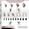 Service Caster 3.5 Inch 316SS Maroon Polyurethane Swivel 1-3/4 Inch Expanding Stem Caster Set SCC-SS316EX20S3514-PPUB-MRN-134-4 - alternate 4